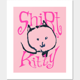 Shirt Kitty Posters and Art